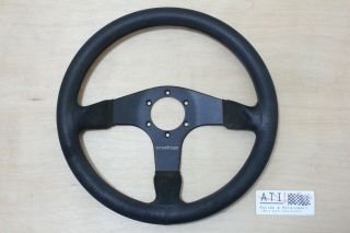 Rare Jdm Prodrive Black Suede Steering Wheel 350mm,  Made In Italy,  Subaru Wrx
