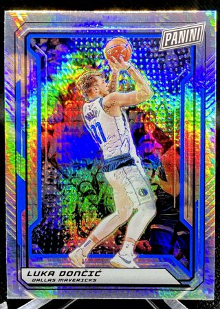 Luka Doncic 2019 Panini National Prizm Gold Party Vip 27 Sp /99 Refractor Rare.