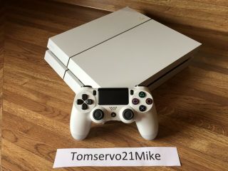 Sony PlayStation 4 500GB PS4 White Console & Controller FW 5.  05 RARE 3
