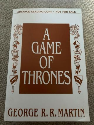 " Game Of Thrones " By George Rr Martin: Advance Uncorrected Proof - Ultra Rare