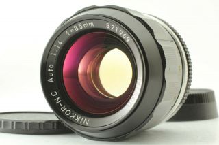 [rare Exc,  5] Nikon Nikkor N.  C Auto 35mm F/1.  4 Ai Wide Lens From Japan 344