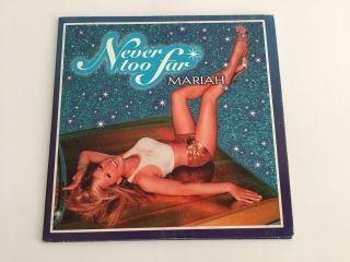 Mariah Carey Never Too Far Mexican Rare Promo Cd Single Mexico Glitter Movie
