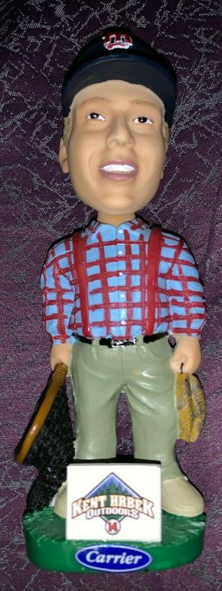 Extremely Rare Kent Hrbek Tv Series Outdoors Carrier Holy Grail Bobblehead