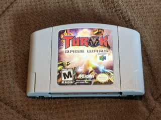 Turok Rage Wars Nintendo 64 N64 Authentic Real Grey Gray Rare Hard To Find Grail