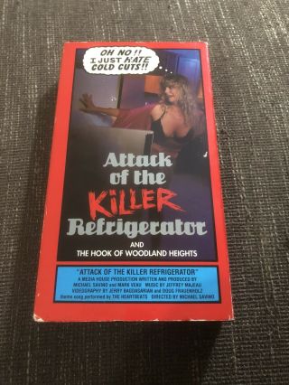 Ultra Rare Vhs Attack Of The Killer Refrigerator 1990 Cult Horror