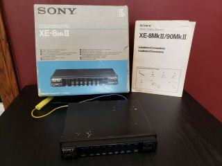 Sony XE - 8 MkII Stereo Graphic Equalizer - Spectrum Analyzer - RARE Video 2