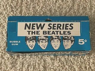 Beatles Rare Orig.  1964 Topps Bubble Gum Cards 24 Ct.  Box Series B&w