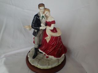 Royal Worcester Figurine 1998 " True Love " Rw4722 A Very Rare Limited Edition