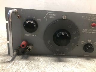 Vintage KROHN HITE Model 314R 20CPS - 200KC Variable Filter HAM RADIO COOL RARE 2