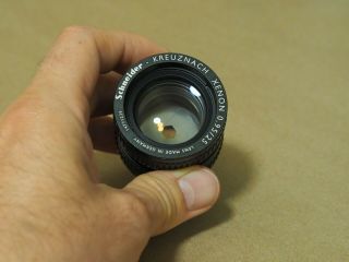 Schneider Xenon 25mm F/0.  95 C - Mount Lens For 1 - Inch Ccd Very Rare