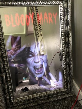 Spirit Bloody Mary Magic Mirror Halloween Prop Gemmy Morbid Rare Htf Animatronic