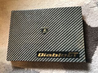 Lamborghini Diablo Gt Owners Handbook Very Rare 1 Of 120 Copies