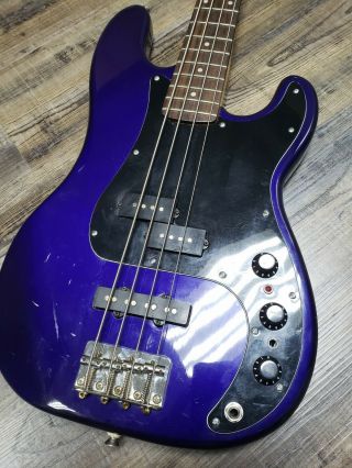 1993 Fender/squier Precision Bass Active Mik " Rare "