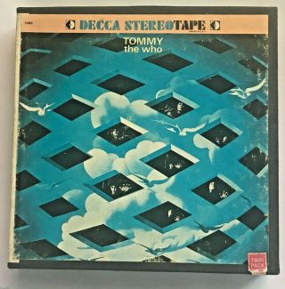 Rare 7 - 1/2ips The Who Tommy Rock Opera 2 - Reel Tape Set Guaranteed Rare