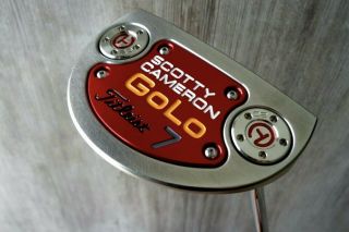 Scotty Cameron Golo 7 Putter 35inch W/ Rare Curcle T Weights