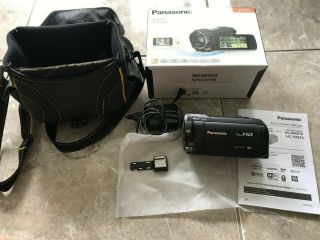 Panasonic Hc - V770 Hd Flash Memory Hi Def Camcorder W/ Accessories Rarely