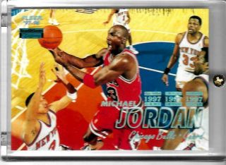 1997 - 98 Fleer Traditions Tiffany 23 Michael Jordan Very Rare Wow