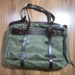 Rare Filson Pullman Vintage Olive Green Rugged Twill Carry On Bag Suitcase