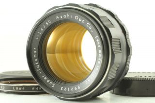 【rare S/n 6digits 999xxx Mint】 8 Elements Pentax Takumar 50mm F1.  4 Mf Lens