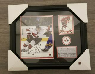 Sidney Crosby Team Canada Autographed Frame Frameworth Rare Signed 9