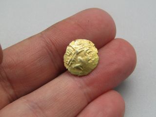 Extremely Rare Whaddon Wings Gold Quarter Stater Celtic Coin 000321