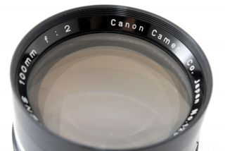 Rare [Excellent,  ] Canon 100mm f/2 L39 Leica Screw Mount From Japan 3