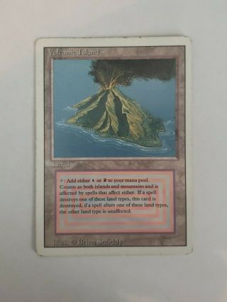 Volcanic Island 1994 Magic The Gathering - Revised Rare Dual Land 2