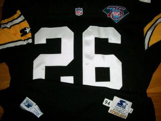 1994 Steelers Rod Woodson Team Issued Auth Jersey Sz 46 Starter Durene Rare 75th