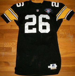 1994 Steelers Rod Woodson Team Issued Auth Jersey Sz 46 Starter Durene RARE 75th 2