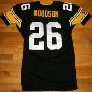 1994 Steelers Rod Woodson Team Issued Auth Jersey Sz 46 Starter Durene RARE 75th 3