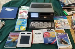 Rare Commodore Sx - 64 Portable Computer,  Accessories