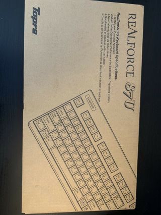 Rare/discontinued Topre Realforce 87U W55 Keyboard,  BARELY (1 week) 3