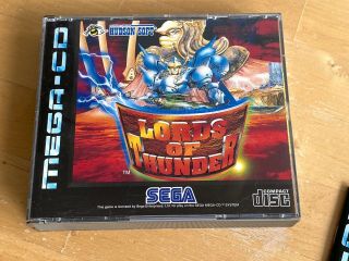 Lords Of Thunder Sega Mega Cd Game - Cib - Rare - Pal