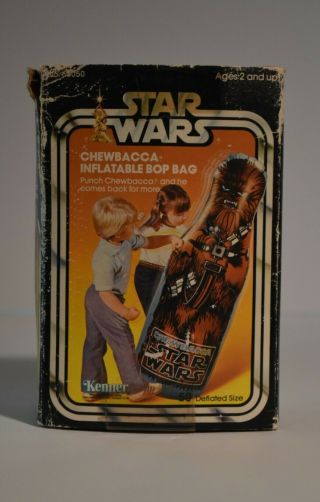 Star Wars Chewbacca 50 " Inflatable Bop Bag Kenner 1978 Vintage Rare