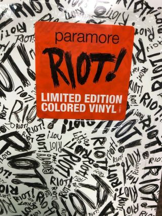 Paramore RIOT Blue Marble Vinyl - 2007 RARE Limited Edition - Only 1500 3