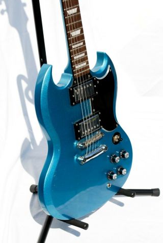 Epiphone SG G - 400 Electric Guitar 2007 RARE Pelham Blue w/ Case 3
