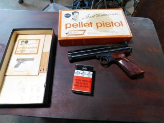 Very Rare Ted Williams Match Crosman 150 Pellet Pistol 22 Cal W/ Box