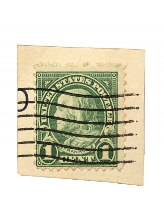 Ben Franklin Green 1 Cent Stamp Rare