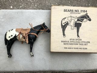 Exc Rare Vintage Breyer Horse 66 Stud Spider Appaloosa Stallion Sears Sr 2184