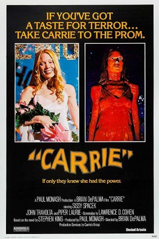 Rare 16mm Feature: Carrie (sissy Spacek / John Travolta) Brian De Palma Horror
