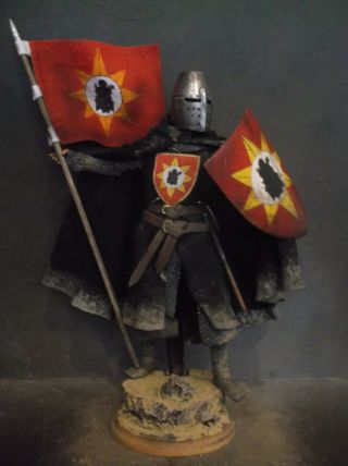 12 " Custom Medieval Knight Of The Order Of St Mary Of Spain 1/6 Figure Ignite