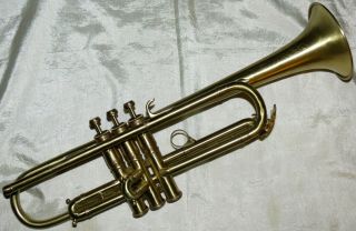 Rare Vintage Totally Art Pro Trumpet With Mpc And Gig Bag