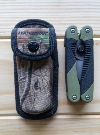Leatherman Vista Hunting Pruner Multi Tool With Camo Sheath Discontinued Rare