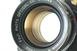 Rare 【mint,  】 Fuji Fujifilm Fujinon W 250mm F/6.  7 Lens Large Format From Japan