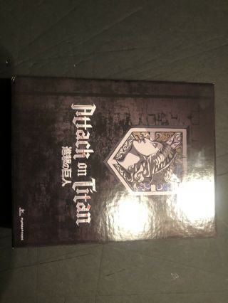 Attack On Titan Season 1 Limited Edition Bluray Part 1 And 2 With Flags Rare