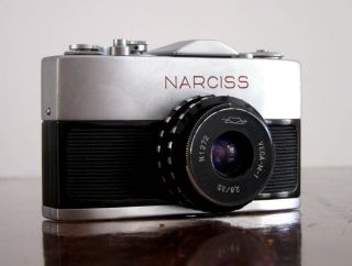 Narciss Very Rare Subminiature 16mm Slr Soviet Camera Kmz Vega - M - 1 2.  8/35mm