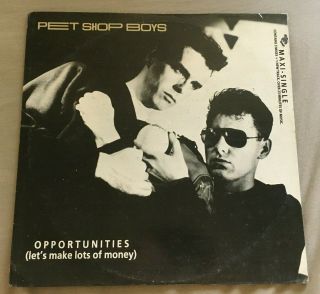 Rare Pet Shop Boys " Opportunities " 1986 Philippines 12 " Limited Edition Ex