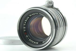 Rare " Black Belt " Ex,  5 Nikon Nikkor H.  C Hc 50mm F2 Leica L39 Ltm From Japan F177