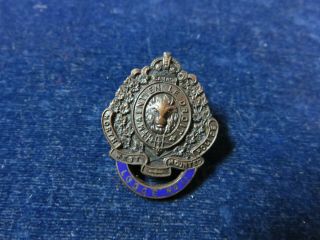 Rare Orig Lapel Badge " Nwmp - Lodge No 11 " Dingwall " North West Mounted Police "