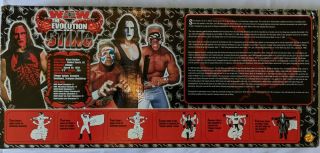 Toy Biz WCW The Evolution of Sting 6 Pack Action Figure Wrestling WWF WWE 3